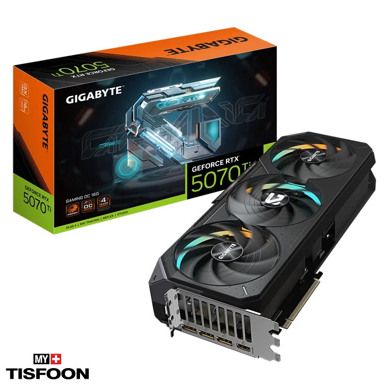 کارت گرافیک گیگابایت مدل GeForce RTX 5070 TI GAMING OC 16G