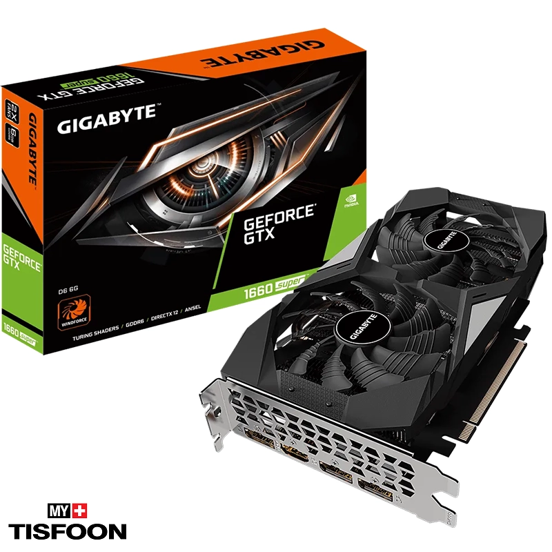 کارت گرافیک گیگابایت مدل GeForce GTX 1660 SUPER D6 6GB