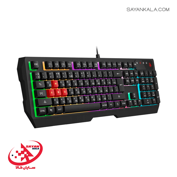 کیبورد ای فورتک مدل KEYBOARD A4TECH GAMING BLOODY B135N — تصویر ۴