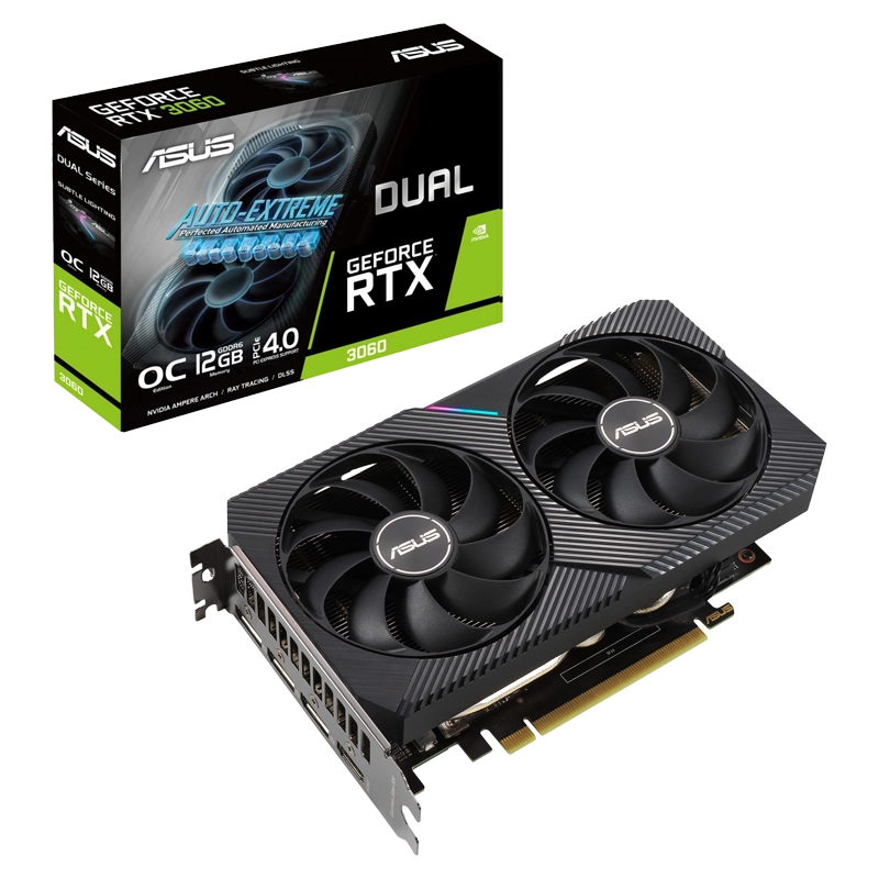 کارت گرافیک ایسوس مدل VGA ASUS DUAL RTX3060-O 12G-V2