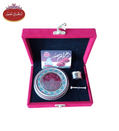 پک هدیه مخمل یک مثقالی مصور با هاون نقلی — تصویر ۲