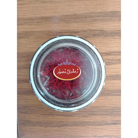 زعفران 1 گرمی سرگل طرح خاتم برند مصور — تصویر ۵