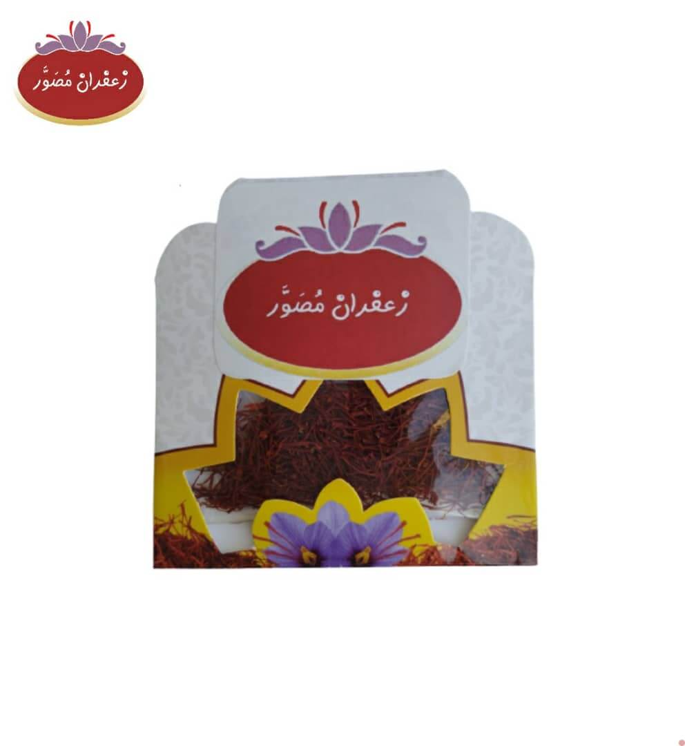زعفران سرگل ممتاز یک گرمی مصور — تصویر ۲