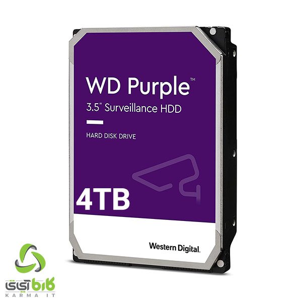 هارد اینترنال وسترن دیجیتال مدل PURPLE 4TB