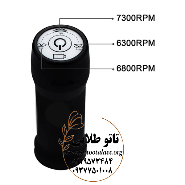 دستگاه تاتو ابرو نانو مکسون اصل با کارت گارانتی کد T102 — تصویر ۳