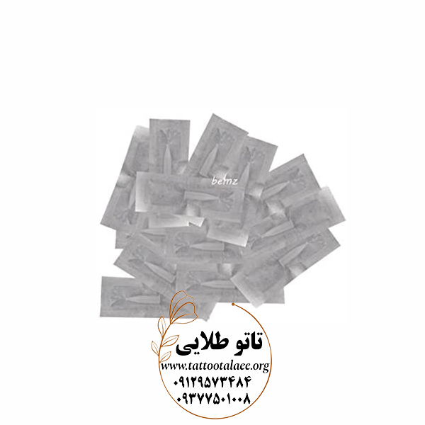 سوزن قدیمی تاتو و سرپلاک بسته 5 عددی کد T355 — تصویر ۴