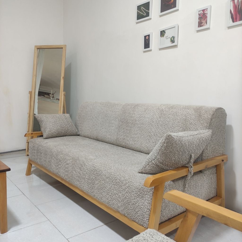 مبل السا مینیمال دسته چوبی — تصویر ۲