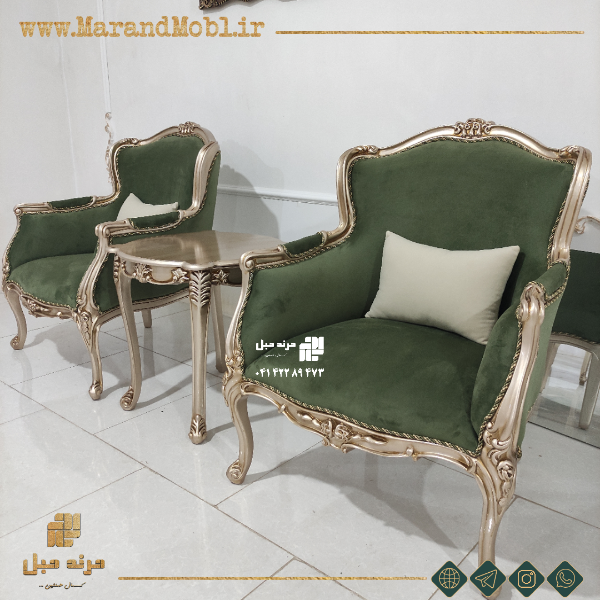 مبل نئو کلاسیک لورنزو 7 نفره — تصویر ۴
