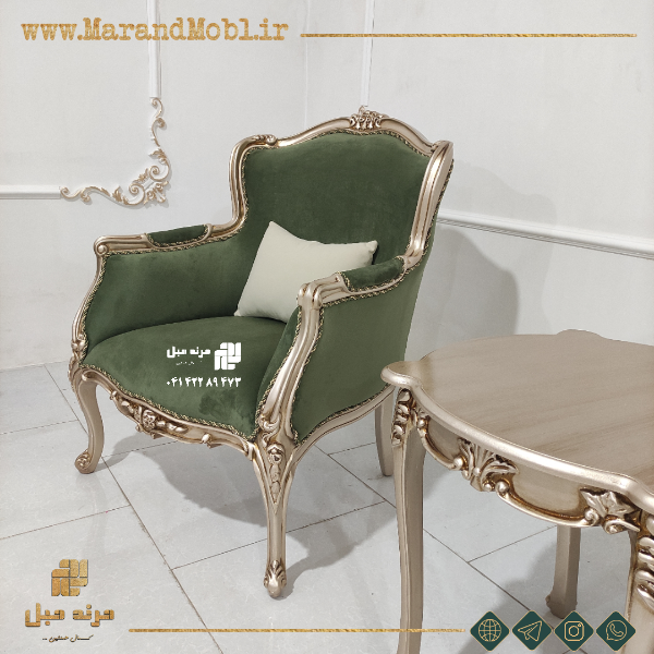 مبل نئو کلاسیک لورنزو 7 نفره — تصویر ۵