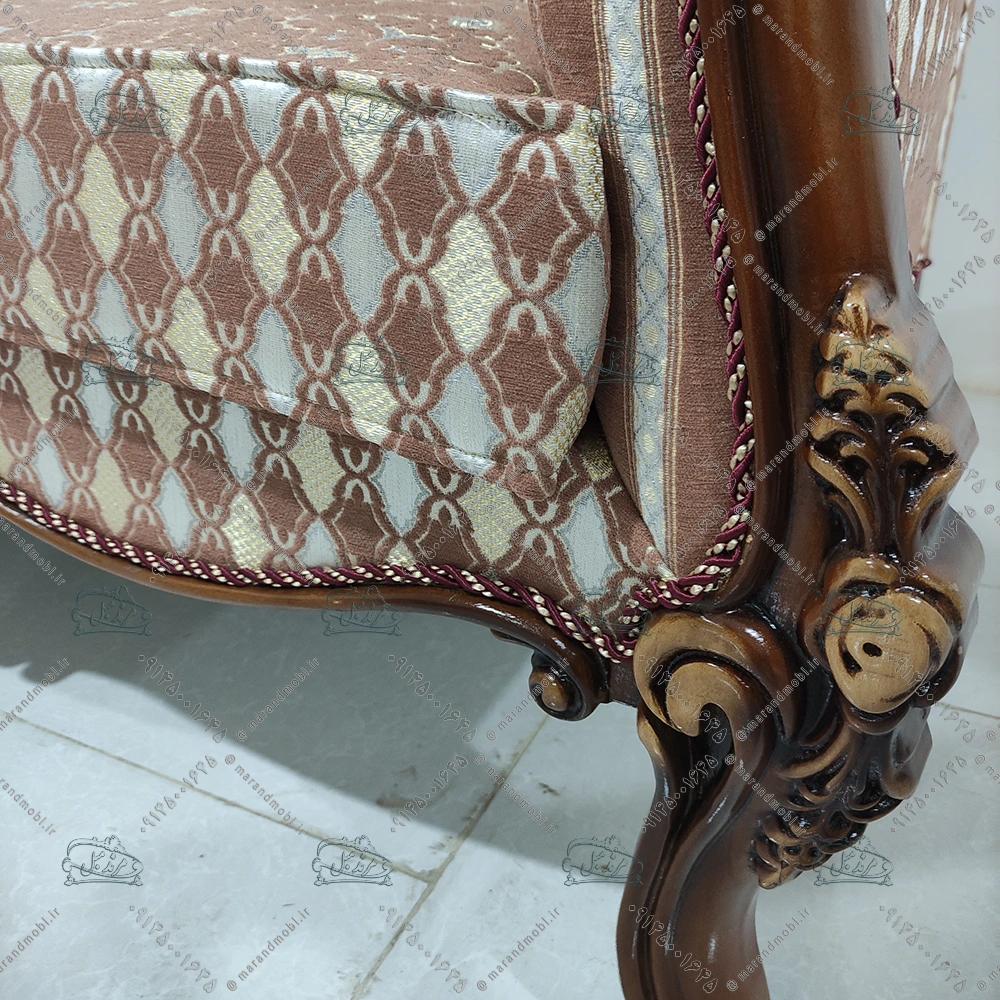 مبل سلطنتی ظریف و شیک طرح ایما — تصویر ۵