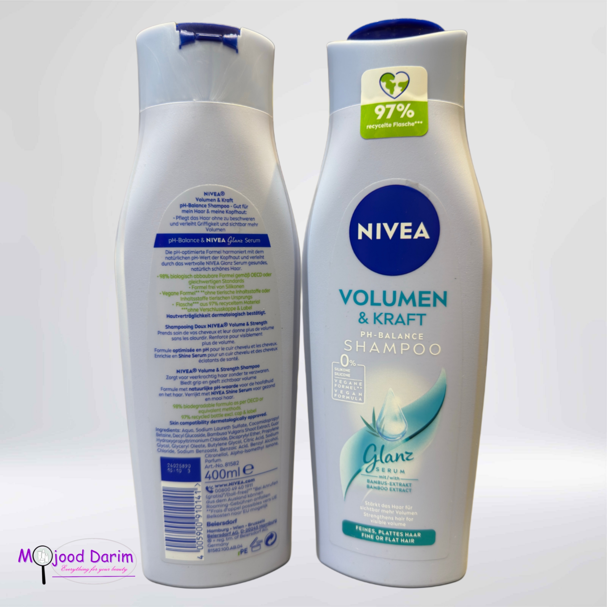 شامپو حجم دهنده مو نیوا حجم 400 میل | Volumen kraft NIVEA