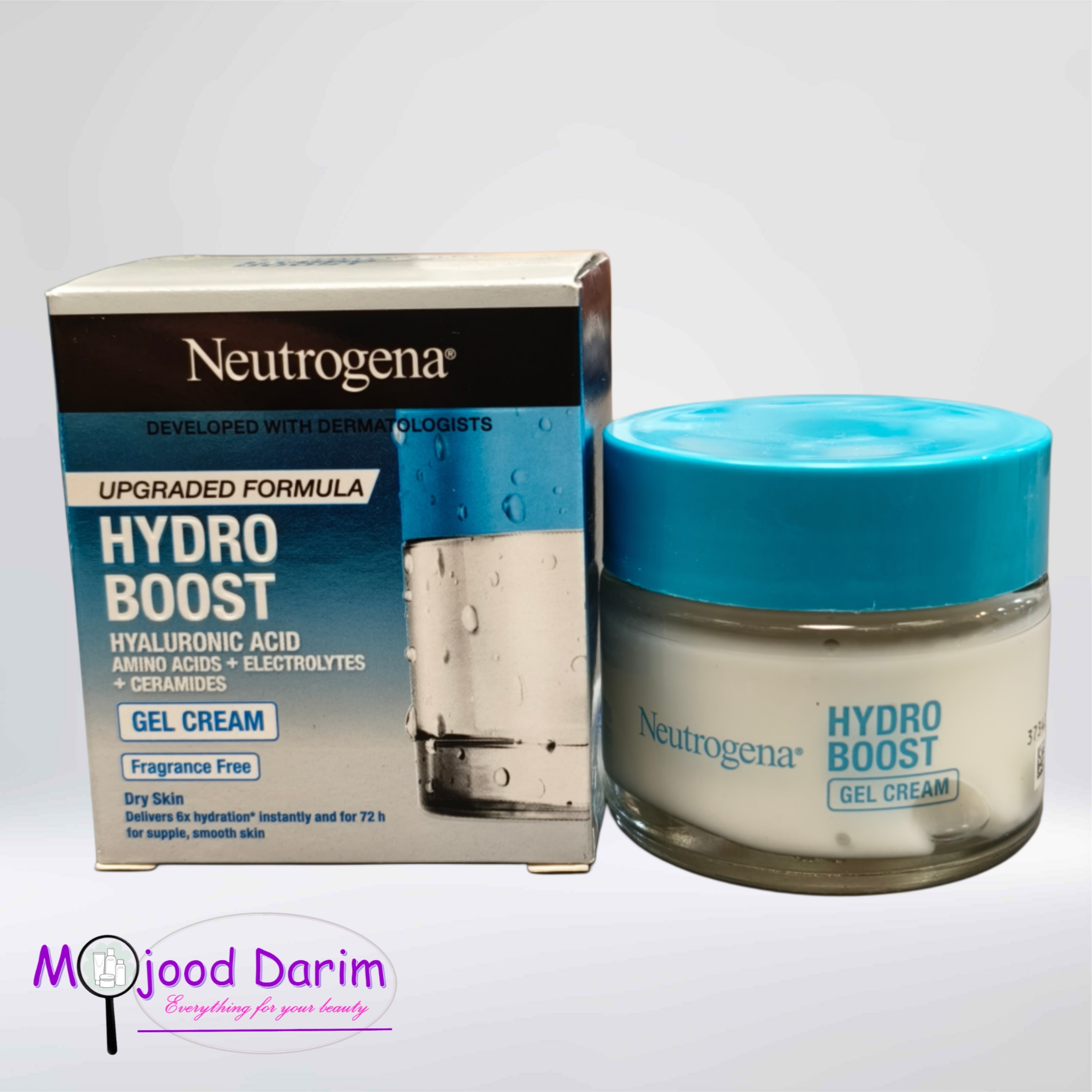 ژل کرم آبرسان پوست صورت نوتروژینا Neutrogena