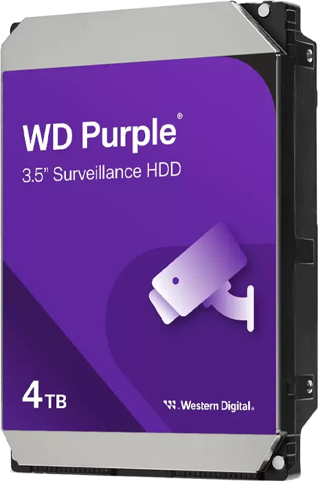 هارد اینترنال 4 ترابایت WD مدل Purple Surveillance WD44PURZ