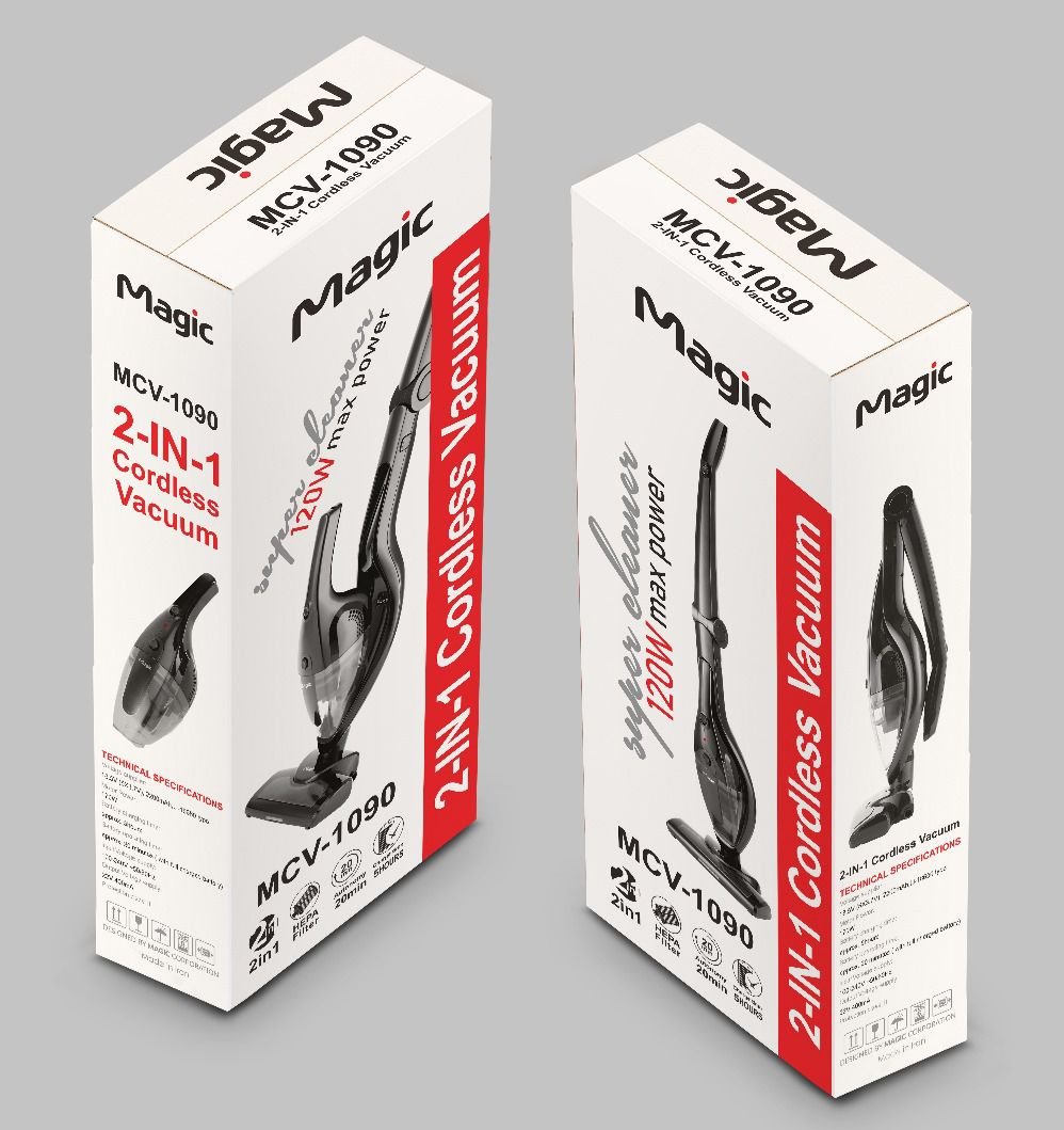 جارو شارژی عصایی مجیک مدل MCV_1090 (کیفیت بالا و قیمت مناسب) — تصویر ۲