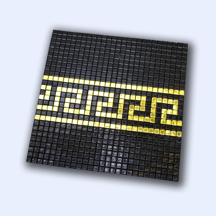 کاشی بین کابینتی پشت چسبی مشکی ورساچه 30 سانتی کد 12412