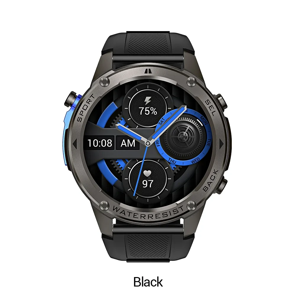 ساعت هوشمند مدل DM56 با GPS دوگانه، قطب‌نما، ارتفاع‌سنج و ضدآب 5ATM — تصویر ۸