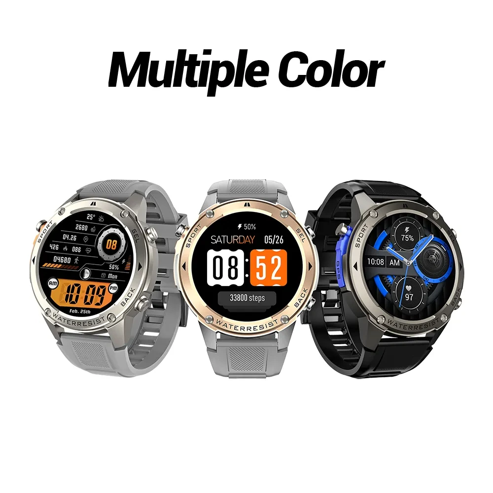 ساعت هوشمند مدل DM56 با GPS دوگانه، قطب‌نما، ارتفاع‌سنج و ضدآب 5ATM — تصویر ۶