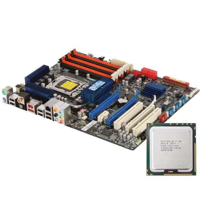 باندل استوک ASUS P6T Rev 1.01G + CPU i7-950