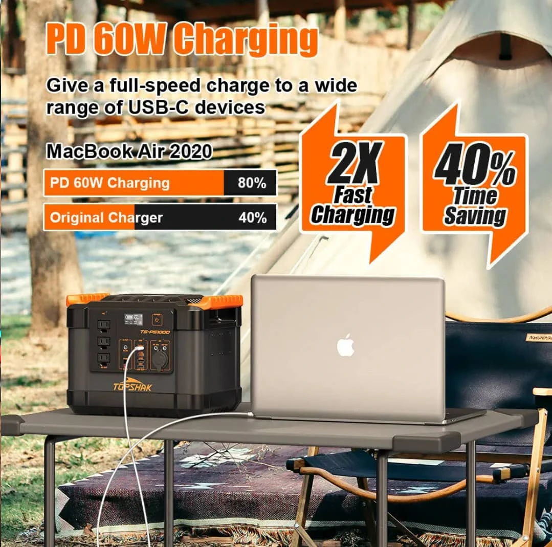 پاور استیشن TOPSHAK مدل TS-PS1000 توان 1200 وات — تصویر ۶