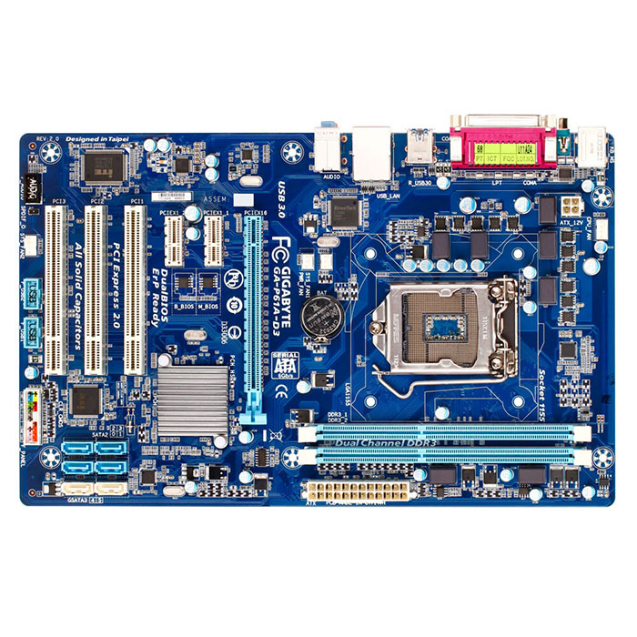 مادربرد استوک گیگابایت مدل Gigabyte GA-P61A-D3