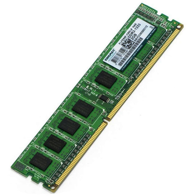 رم استوک دسکتاپ ۲ گیگابایت DDR3 کینگ مکس مدل KINGMAX 2GB 1333 FLFE85F-B8KL9 NEES — تصویر ۲