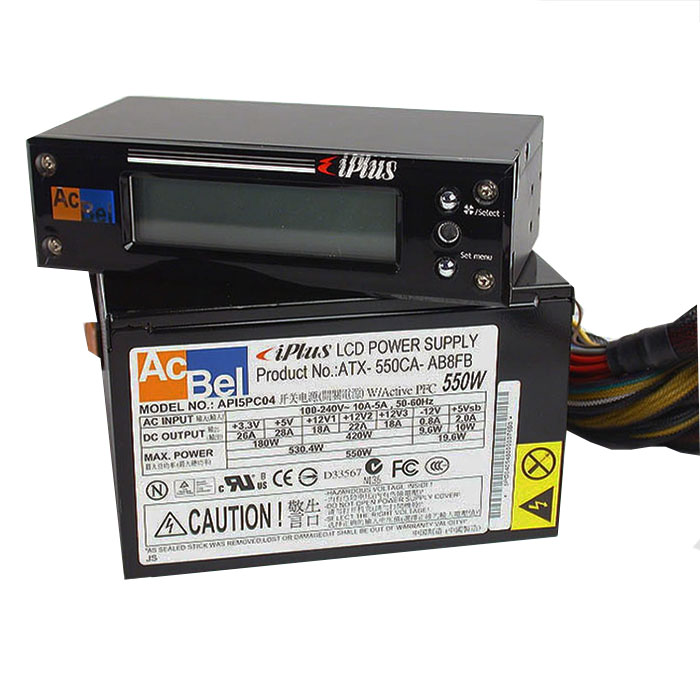پاور استوک ۵۵۰ وات ای سی بل مدل AcBel Power Supply 550W 550CA-AB8FB