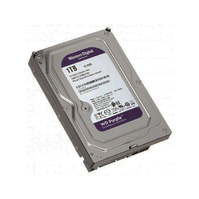 هارد استوک اینترنال دسکتاپ ۱ ترابایت وسترن دیجیتال بنفش مدل WD 1TB Purple WD10PURX — تصویر ۳