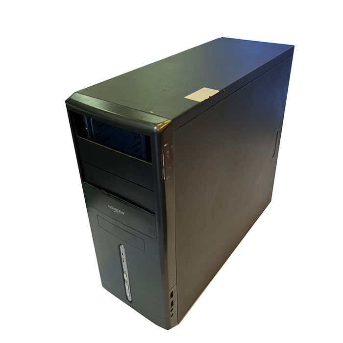 کیس استوک گرین مدل GREEN MD-121 Plus Black رنگ مشکی — تصویر ۳