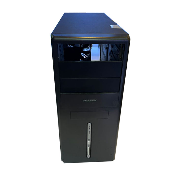 کیس استوک گرین مدل GREEN MD-121 Plus Black رنگ مشکی — تصویر ۲