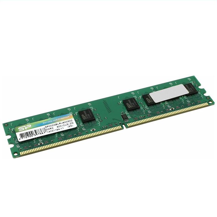 رم استوک دسکتاپ ۲ گیگابایت DDR2-800 سیلیکون پاور مدل SP 2GBLRU800S02 (CL5) — تصویر ۲