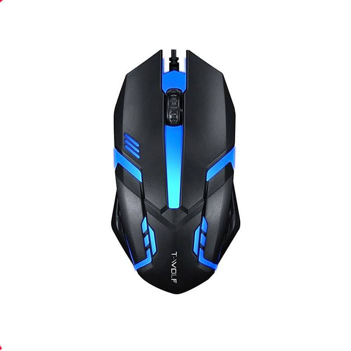 موس استایل گیمینگ سیمی استوک تی ولف مدل T-WOLF V1