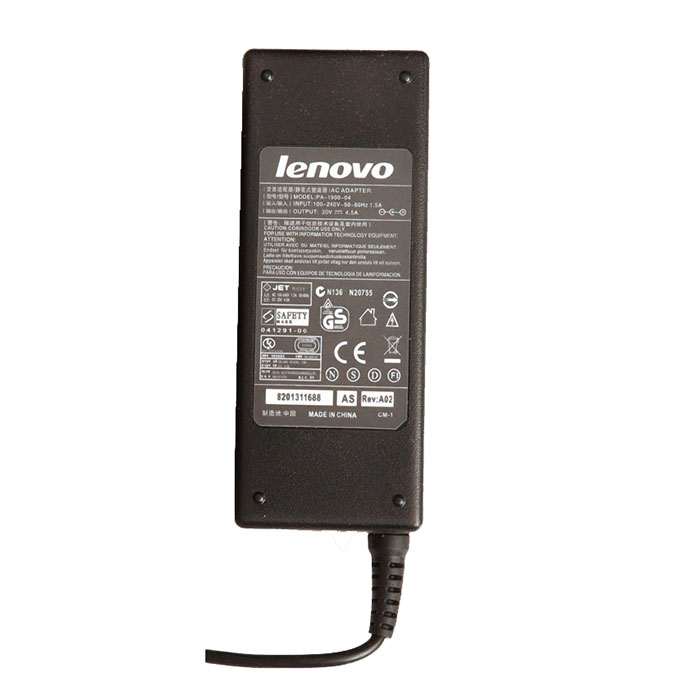 شارژر استوک لپ‌تاپ لنوو مدل Lenovo Adapter 20V / 4.5A / PA-1900-04 سری زنبوری دلی قدیمی — تصویر ۲