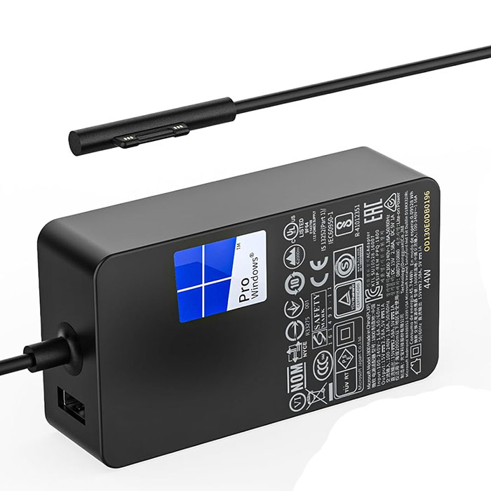 آداپتور استوک اورجینال سرفیس 44W مدل Surface AC 1800 / 15V / 2.58 A — تصویر ۲