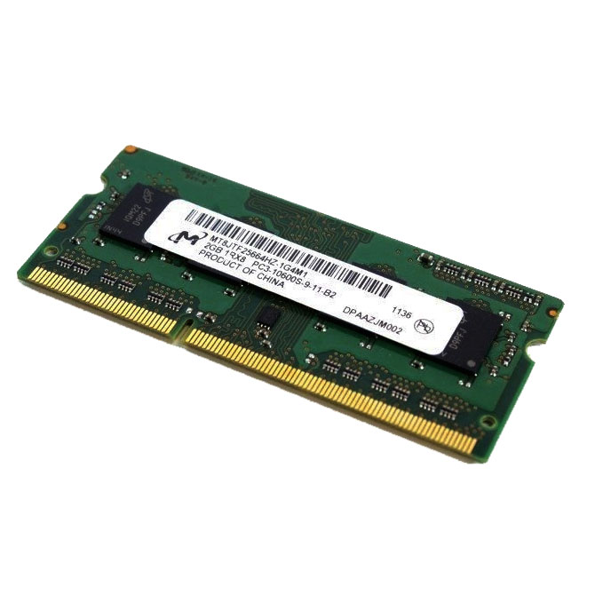 رم استوک لپ تاپی ۲ گیگابایت DDR3 مدل Micron 2GB PC3-10600S — تصویر ۴