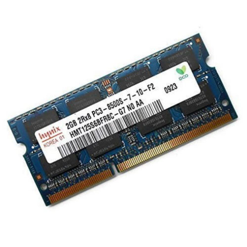 رم استوک لپ تاپی ۲ گیگابایت DDR3 مدل Hynix 2GB PC3-8500S-7-10-F2 — تصویر ۳