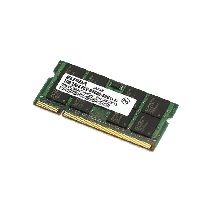 رم استوک لپ تاپی ELPIDA 2GB PC2-6400s — تصویر ۳