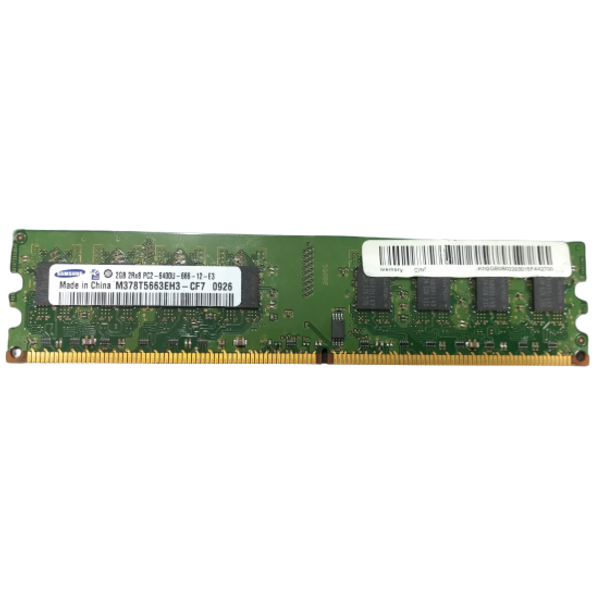 رم استوک 2G DDR2 PC فرکانس 6400 سامسونگ — تصویر ۳