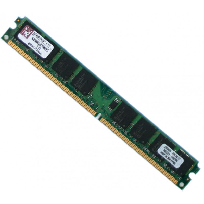 رم استوک 2G DDR2 PC کینگستون مدل KVR800D2N6 — تصویر ۴