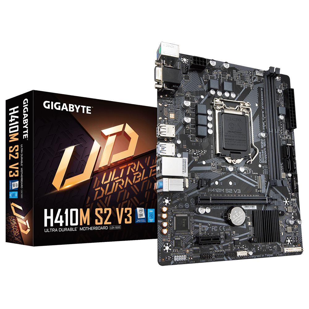 مادربرد گیگابایت استوک MOTHERBOARD GIGABYTE H410M S2 V3 v3