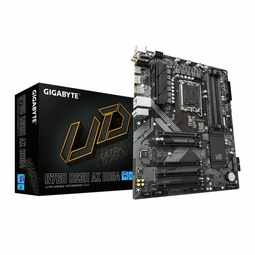 مادربرد گیگابایت MOTHERBOARD GIGABYTE B760 DS3H AX DDR4