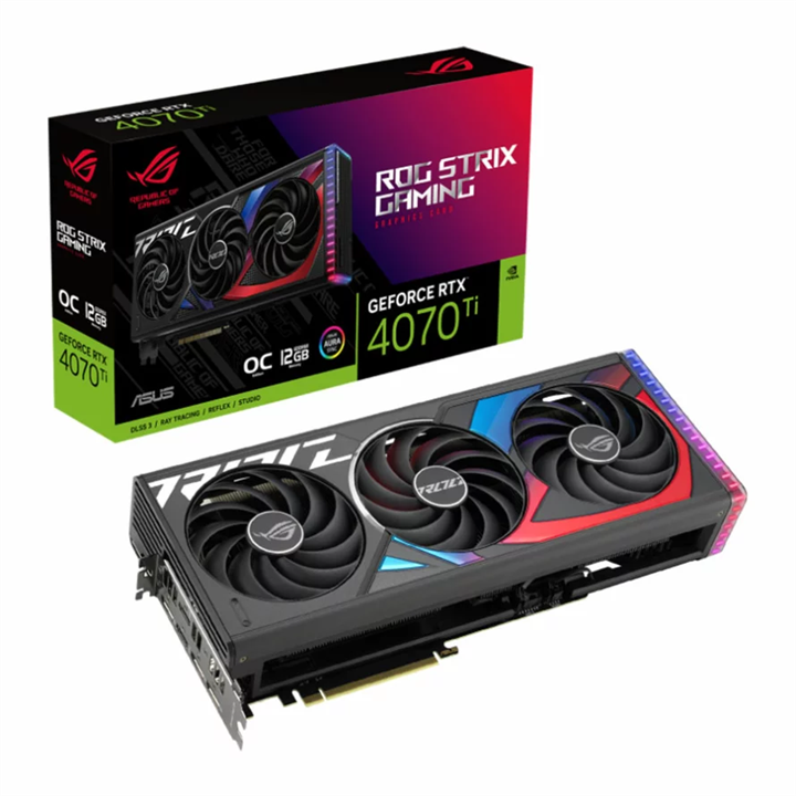 کارت گرافیک ایسوس ASUS Graphics Card ROG Strix GeForce RTX 4070Ti 12GB GDDR6X