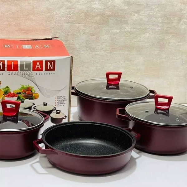 سرویس چدن 7 پارچه میلان(BOSCH)بوش — تصویر ۲