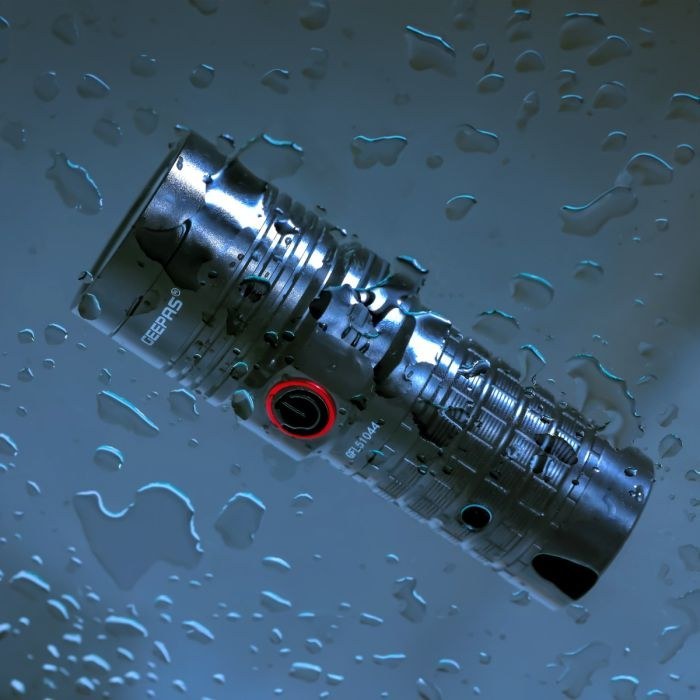 چراغ قوه جیپاس مدل GFL51044 LED ضد آب با پاور بانک — تصویر ۷