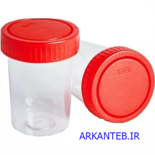 ظرف نمونه گیری 60 میل غیر استریل شفاف سوپا ( ارسال از تهران )