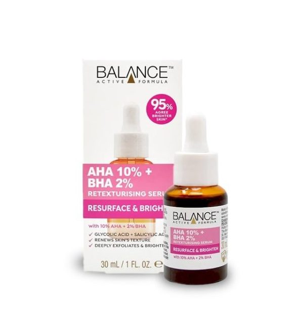 سرم پیلینگ و لایه بردار بالانس AHA10% و BHA2% حجم 30 میل
