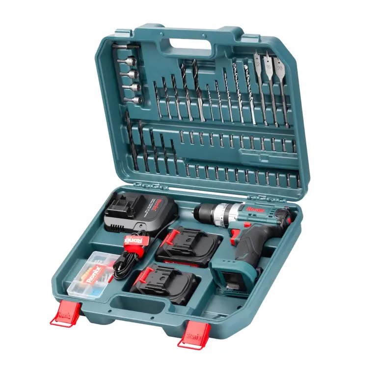 دریل چکشی سه نظام 13 میلیمتری مقاوم 20 ولت رونیکس کد RS-8619