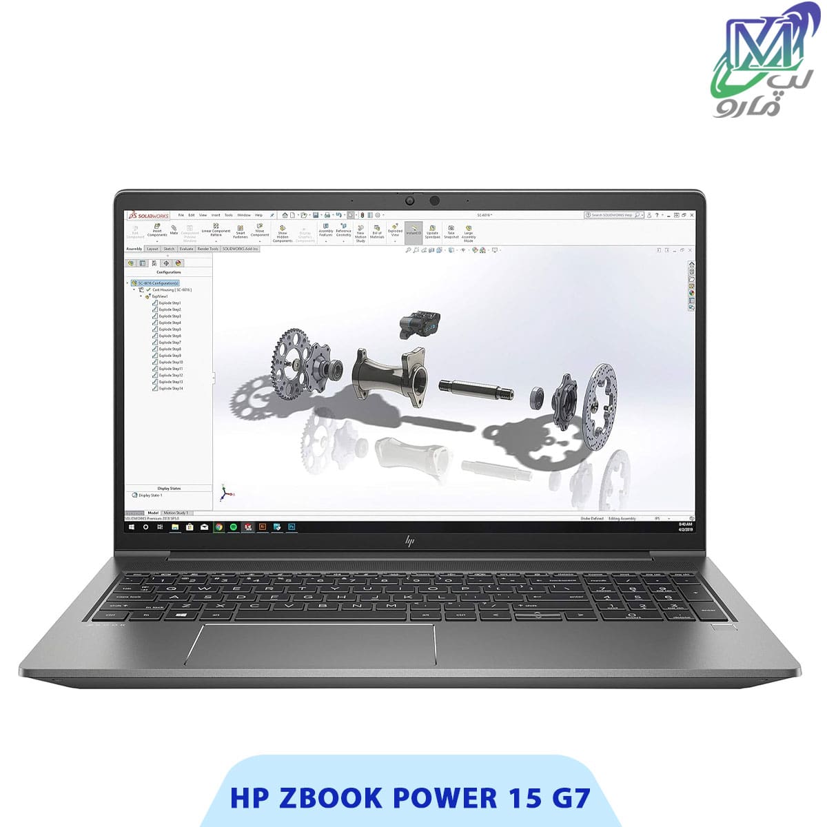 لپ تاپ HP ZBook Power 15 G7 با گرافیک T2000 Max Q