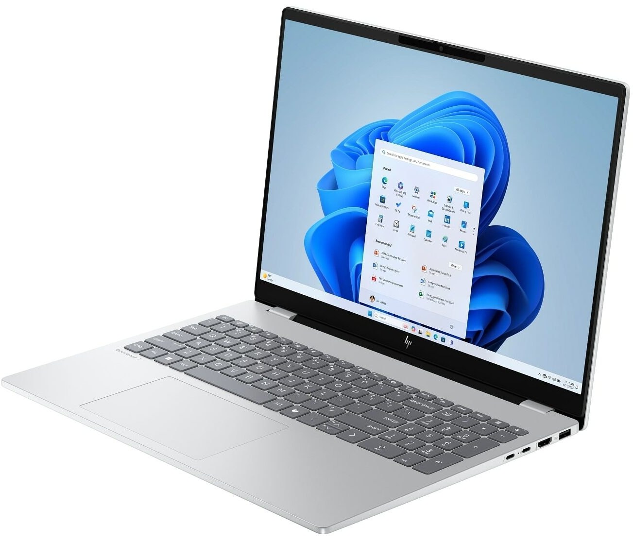 لپتاپ اچ پی مدل omnibook 5 /پردازنده ryzen 7 ai 350w/رم 16/ حافظه 512GB SSD/نمایشگر 16اینچ /FHD/ IPS / جعبه باز — تصویر ۴
