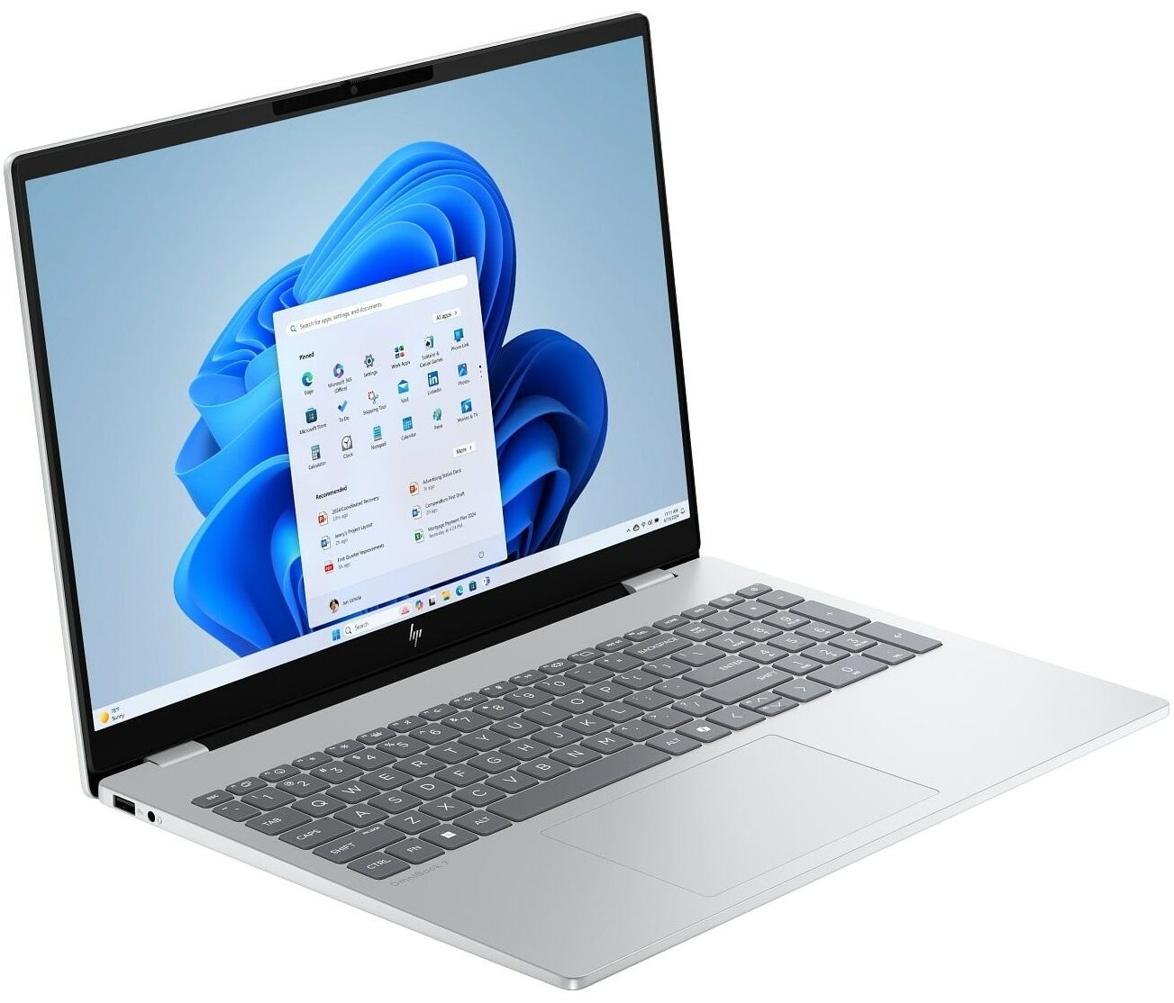 لپتاپ اچ پی مدل omnibook 5 /پردازنده ryzen 7 ai 350w/رم 16/ حافظه 512GB SSD/نمایشگر 16اینچ /FHD/ IPS / جعبه باز — تصویر ۵