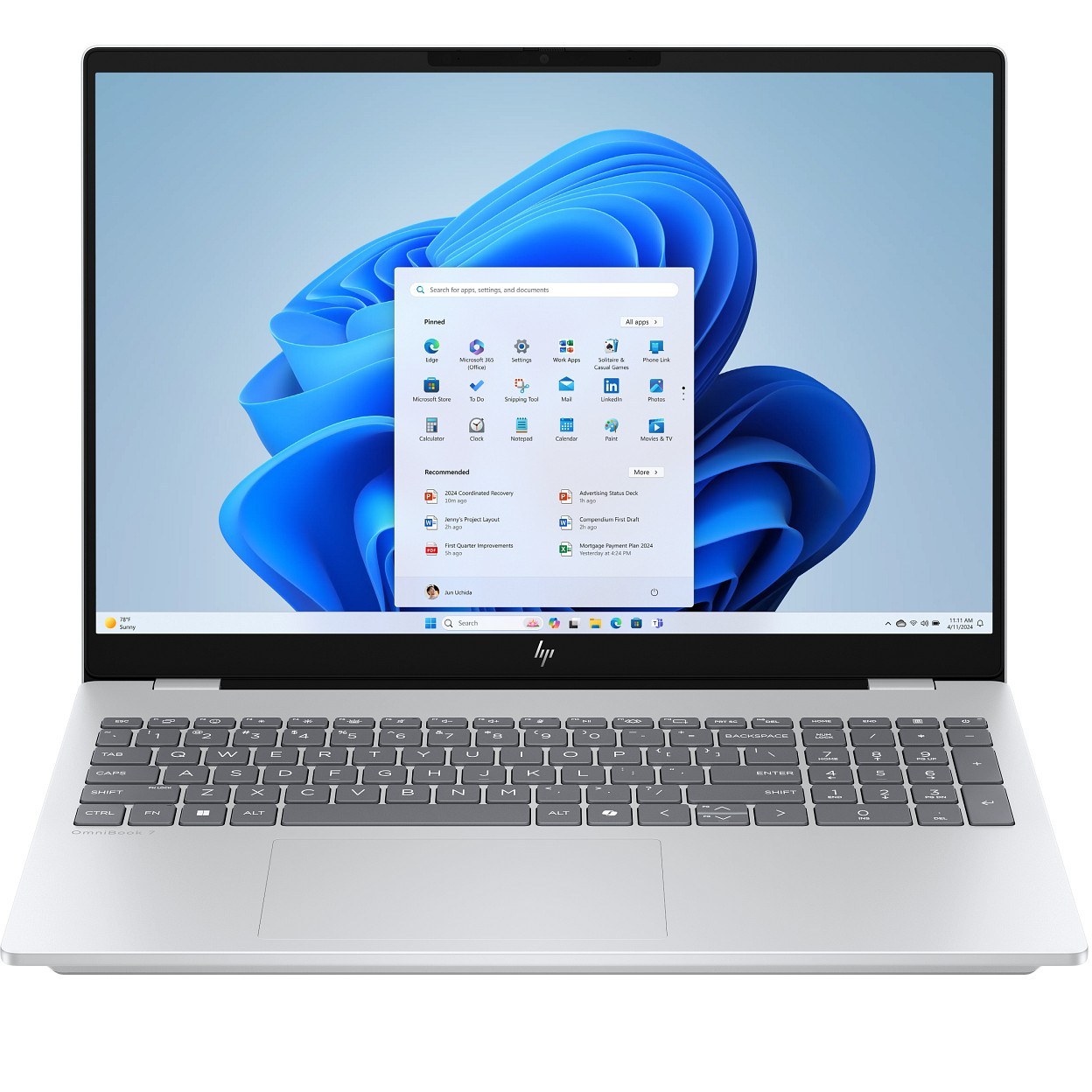 لپتاپ اچ پی مدل omnibook 5 /پردازنده ryzen 7 ai 350w/رم 16/ حافظه 512GB SSD/نمایشگر 16اینچ /FHD/ IPS / جعبه باز